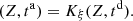 $$ (Z,{t}^{\mathrm{a}})={K}_{\xi }(Z,{t}^{\mathrm{d}}). $$