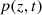 $ p(z,t)$