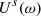 $ {U}^s(\omega )$