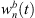 $ {w}_n^b(t)$