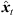 $ {\widehat{{x}}}_t$