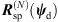 $ {{R}}_{\mathrm{sp}}^{(N)}({{\psi }}_{\mathrm{d}})$