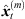 $ {\widehat{{x}}}_t^{(m)}$