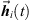 $ {\overrightarrow{{h}}}_i(t)$