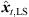 $ {\widehat{{x}}}_{t,\mathrm{LS}}$