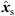 $ {\widehat{{x}}}_{\mathrm{s}}$