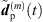$ {\stackrel{\tilde }{{d}}}_{\mathrm{p}}^{(m)}(t)$
