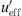 $ {u}_{\mathrm{eff}}^\mathrm{\prime}$