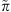 $ \stackrel{\tilde }{\pi }$