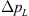 $ \Delta {p}_L$