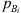 $ {p}_{{B}_i}$