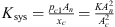 $ {K}_{\mathrm{sys}}=\frac{{p}_{c1}{A}_n}{{x}_c}=\frac{K{A}_n^2}{{A}_c^2}$