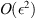 $ O({\epsilon }^2)$