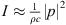 $ I\approx \frac{1}{{\rho c}}{|p|}^2$