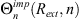 $ {\mathrm{\Theta }}_n^{{imp}}({R}_{{ext}},n)$