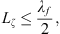 $$ {L}_{\zeta }\le \frac{{\lambda }_f}{2}, $$