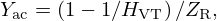 $$ Y_{\mathrm {ac}} = \left (1-1/H_{\mathrm {VT}}\right )/Z_{\mathrm {R}}, $$