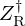 $ Z_{\mathrm {R}}^\dagger $