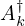 $ A_{k}^\dagger $