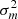 $\sigma _m^2$