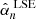 $ \hat{\alpha}_n^{\text{ LSE}} $
