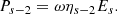 $$ \begin{aligned} P_{s-2}=\omega \eta _{s-2}E_{s}. \end{aligned} $$