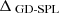 $ \mathrm{\Delta }_{\text{ GD-SPL}} $