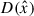 Mathematical equation: $ D(\hat{x}) $