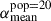 Mathematical equation: $ \alpha_{\mathrm{mean}}^{\mathrm{pop=20}} $