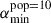 Mathematical equation: $ \alpha_{\mathrm{min}}^{\mathrm{pop=10}} $