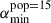 Mathematical equation: $ \alpha_{\mathrm{min}}^{\mathrm{pop=15}} $
